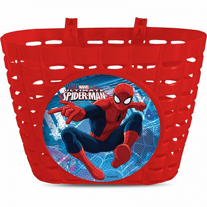 Koš dětský barevný červený Spiderman